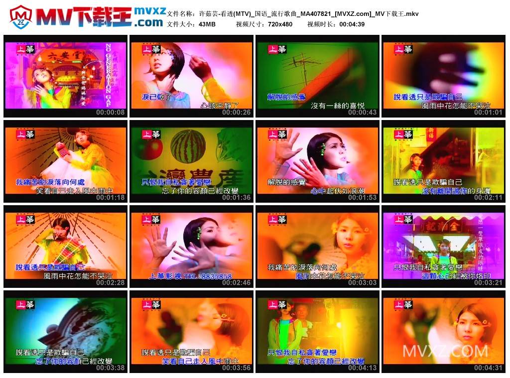许茹芸-看透(MTV)_国语_流行歌曲_MA407821
